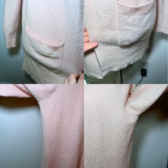MADEWELL Pink Wool Alpaca Cardigan Size S - Picture 10 of 16